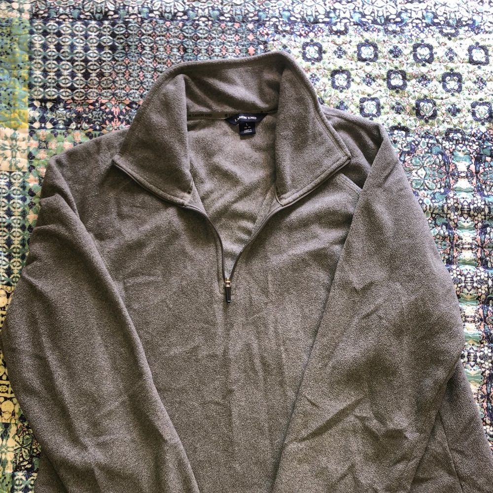 Lands End Quarter Zip Longsleeve Fleece